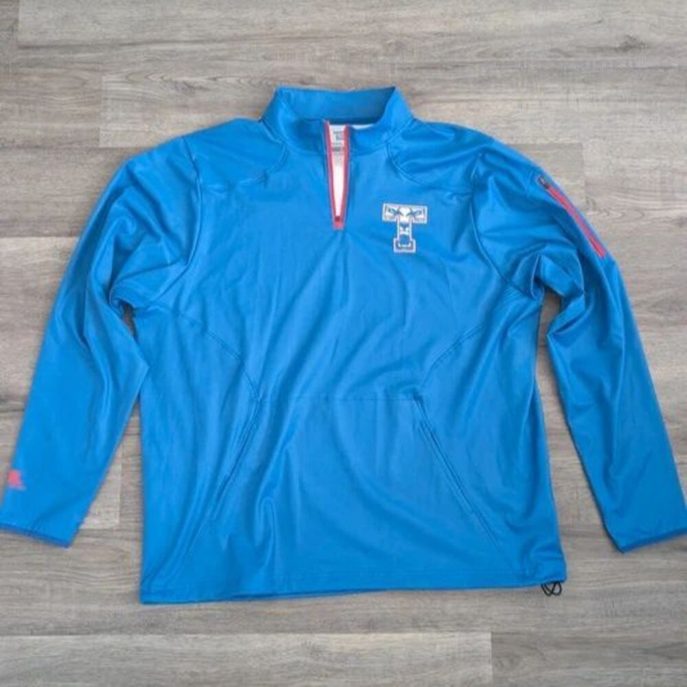 TMSA Athletics Triangle Math Science Academy NC Sports Tigers Pullover Blue XL